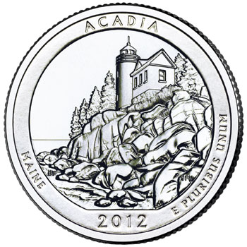 2012 Acadia National Park Quarter
