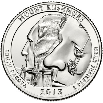 2013 Mount Rushmore National Memorial Quarter