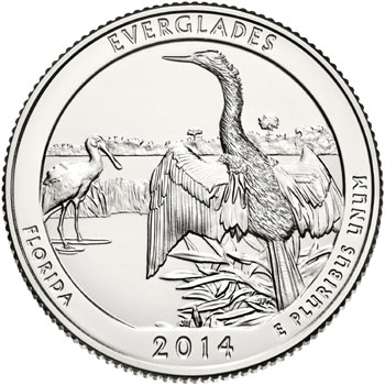 2014 Everglades National Park Quarter