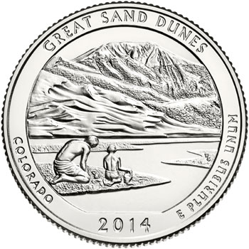 2014 Great Sand Dunes National Park Quarter