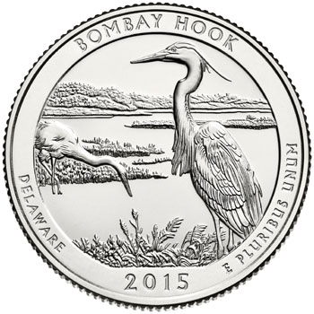 2015 Bombay Hook National Wildlife Refuge Quarter