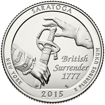 2015 Saratoga National Historical Park Quarter