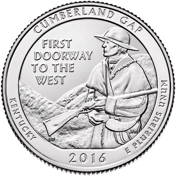 2016 Cumberland Gap National Historical Park Quarter