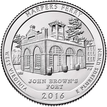 2016 Harpers Ferry National Historical Park Quarter