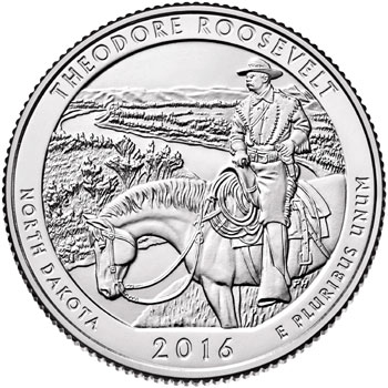 2016 Theodore Roosevelt National Park Quarter