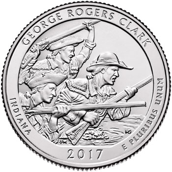 2017 George Rogers Clark National Historical Park Quarter
