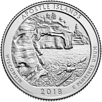 2018 Apostle Islands National Lakeshore Quarter