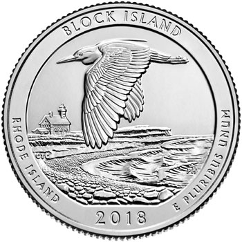 2018 Block Island National Wildlife Refuge Quarter