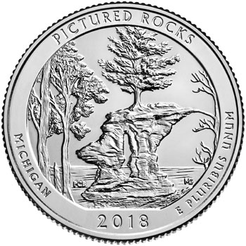 2018 Pictured Rocks National Lakeshore Quarter