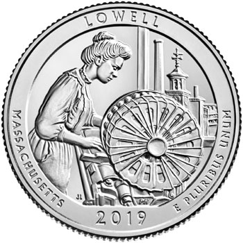 2019 Lowell National Historical Park Quarter