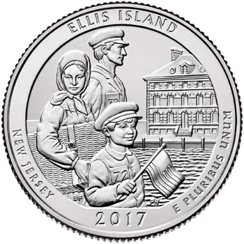 2017 Ellis Island Quarter