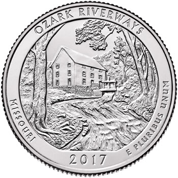 2017 Ozark National Scenic Riverways Quarter