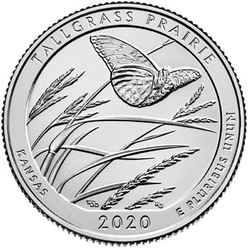 2020 Tallgrass Prairie National Preserve Quarter