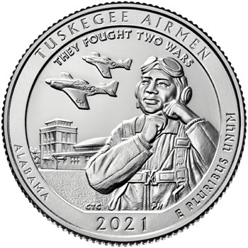 2021 Tuskegee Airmen National Historic Site Quarter
